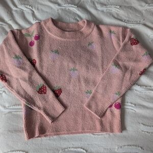 Wild Fable Pink Strawberry Knit Sweater